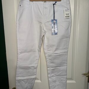 Blue Spice Women's High Rise White Jeans